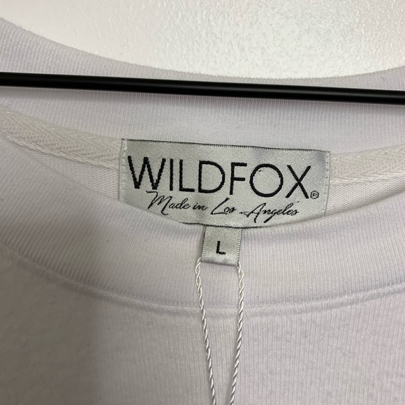 Wildfox racer check white road trip sweater NWT - Picture 4 of 8